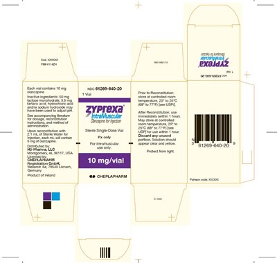 PACKAGE LABEL - ZYPREXA INTRAMUSCULAR 10 mg/vial - Zyprexa IM 10 mg Carton